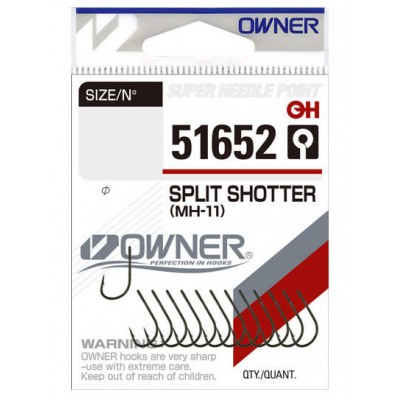 Крючок Owner 51652 Split Shotter № 8