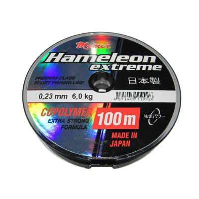 Леска Momoi Hameleon Extreme 0,23мм 100м прозрачная