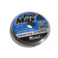 Леска Momoi Pro-Max Winter Strong 0,08мм 30м прозрачная