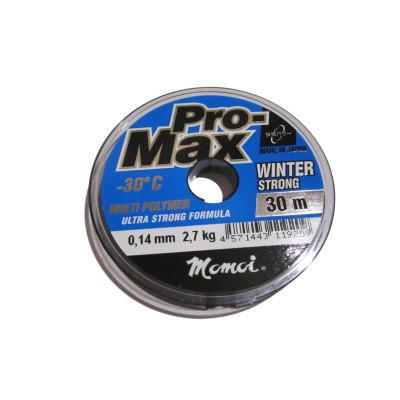 Леска Momoi Pro-Max Winter Strong 0,14мм 30м прозрачная