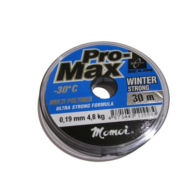 Леска Momoi Pro-Max Winter Strong 0,19мм 30м прозрачная