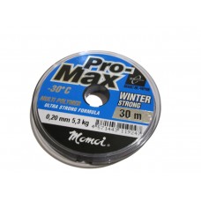 Леска Momoi Pro-Max Winter Strong 0,20мм 30м прозрачная