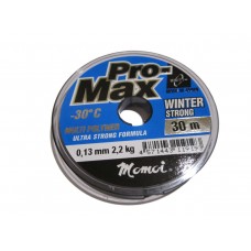 Леска Momoi Pro-Max Winter Strong 0,13мм 30м прозрачная