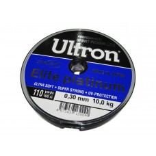 Леска Ultron Elite Platinum 0,30мм 100м серебристая
