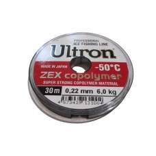 Леска Ultron Zex Copolymer 0,22мм 30м прозрачная